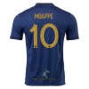 Officiële Voetbalshirt Frankrijk Mbappé 10 Thuis WK 2022 - Heren